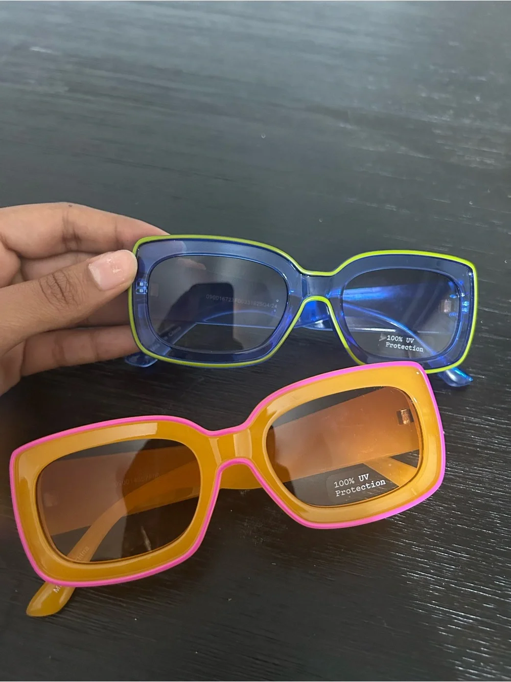 Orange and Pink Sunglasses - 100% UV Protection